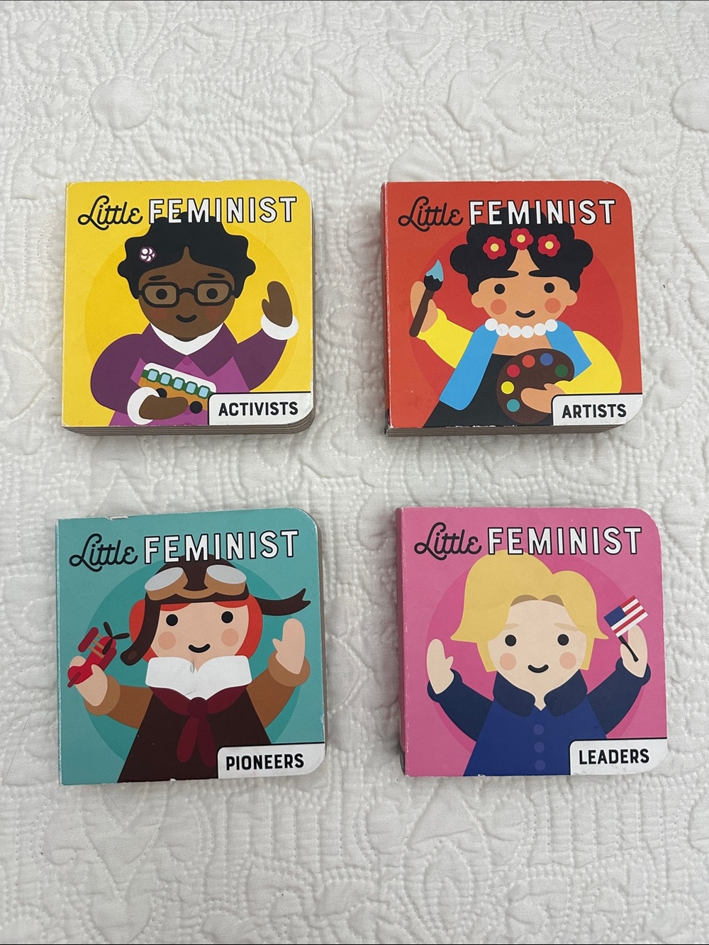 Mudpuppy Set of 4 Little Feminist Books Collection
